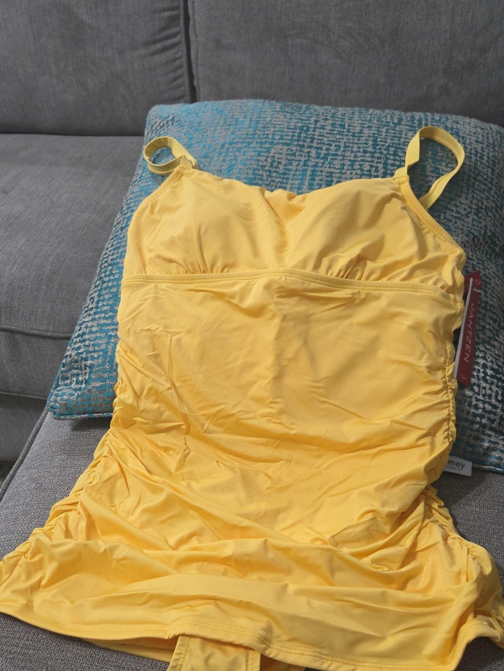 Jantzen Lange Yellow Swim Suit